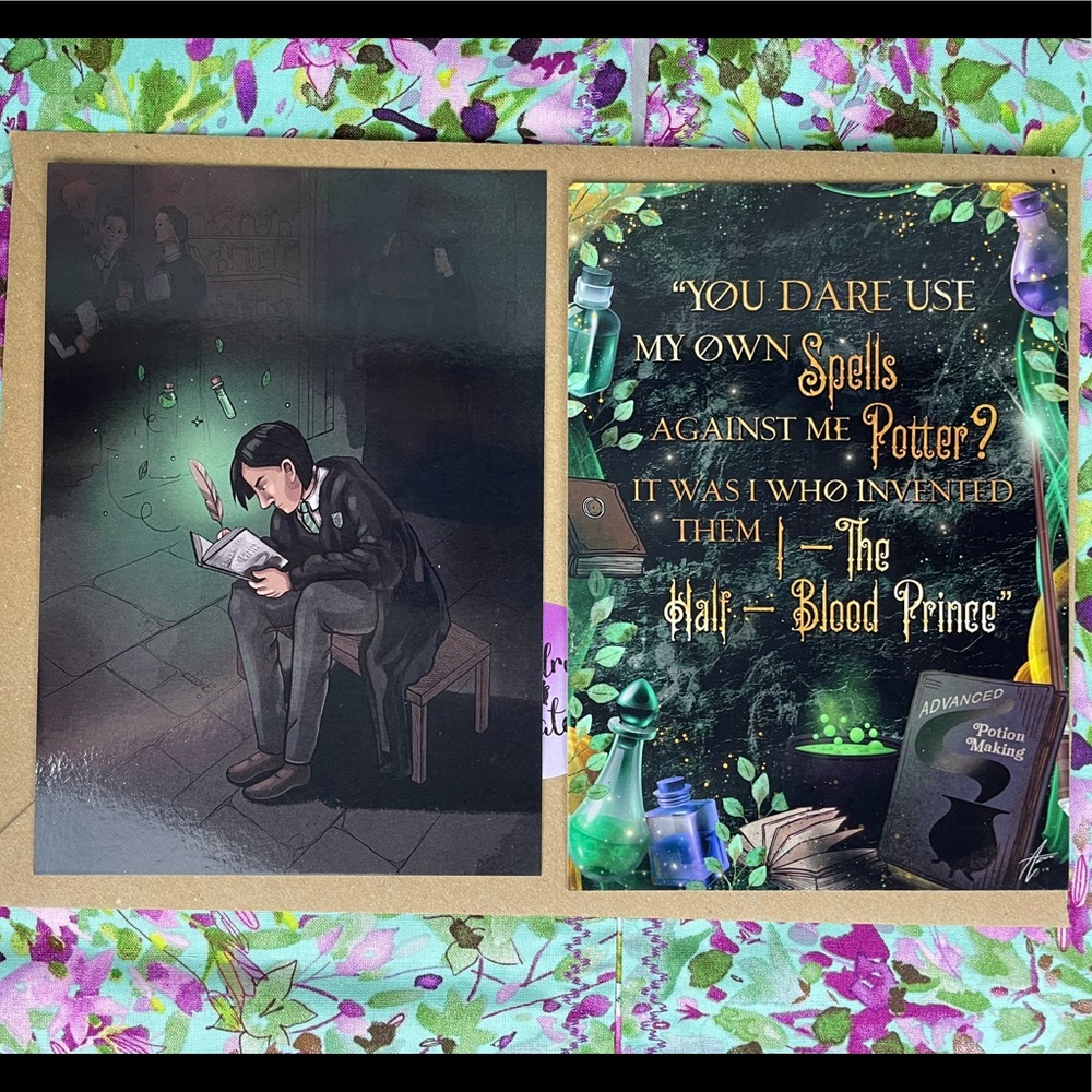 Snape themed prints | cauldron crate
